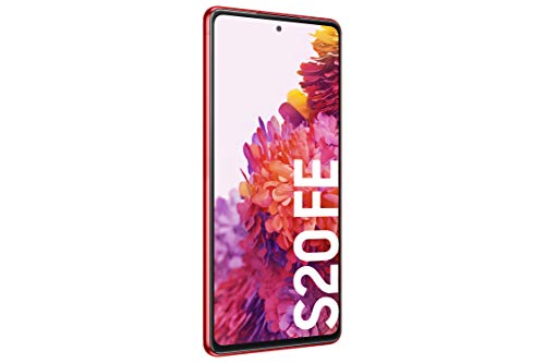 Samsung-Smartphone-Galaxy-S20-FE-con-Pantalla-Infinity-O-FHD-de-65-Pulgadas-6-GB-de-RAM-y-128-GB-de-Memoria-Interna-Ampliable-Bateria-de-4500-mAh-y-Carga-rapida-Rojo-Version-ES