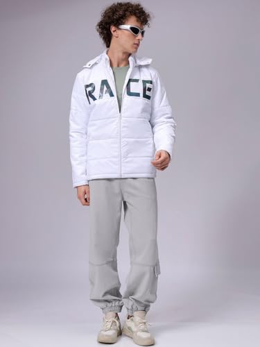 Image of The Indian Garage Co Men's Polyester Standard Puffer Jacket