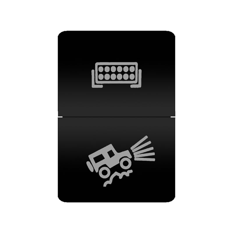 Interrupteur bouton poussoir double à LED orange BAR OFF ROAD pour Suzuki Jimny