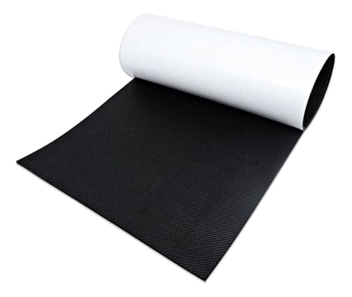 Tapete Antiderrapante Adesivo EVA 100x35cm - Piso de Segurança para Barco, Lancha, Escada, Piscina e Banheiro (Texturizado 4mm) - Autocolante para Pisos Molhados, Decks e Degraus