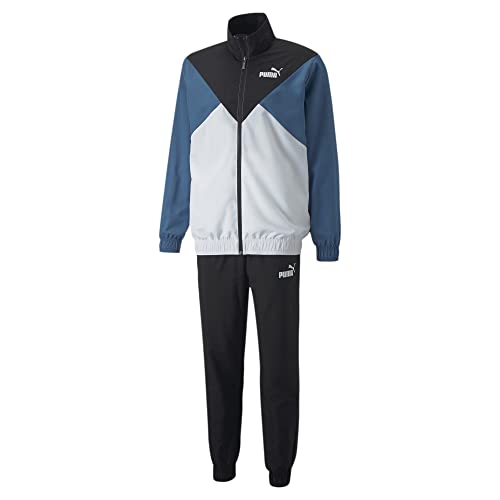 PUMA Men's Track Suit Set, Lake Blue, S