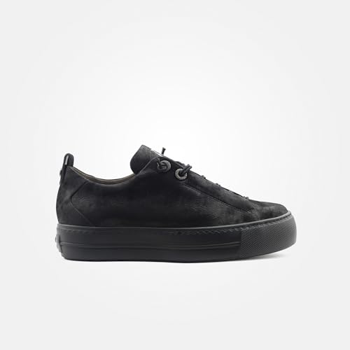 Paul Green Damen Low-Top Sneaker - Turnschuhe mit Komfort-Eva-Sohle - Damenschuhe - Alltag & Büro Sneaker Damen - Schwarz 07x – Ansicht 3