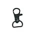 Tianbang Black 0.55" Inside Diameter D Ring Lobster Clasp Claw Swivel for Strap Pack of 20