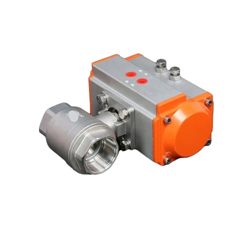 Robinet à bille pneumatique anti-corrosion DN40 résistant aux fuites de fluides de process - 4