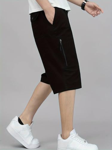 Image of TAGDO Men's Solid Cotton Shorts | Shorts Pant for Men | Shorts for Men (2003)