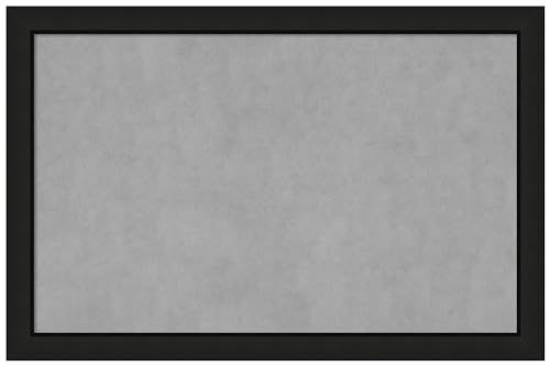Amanti Art Black Framed Magnetic Board, 35x23, Casual Office Decor