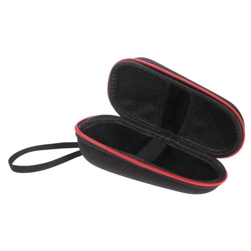 iplusmile Bolsa Portátil para Cortadora de Pelo y Afeitadora Eléctrica, Estuche de Viaje Diseño Resistente y Bolsillo Especial para Accesorios, Color Rojo