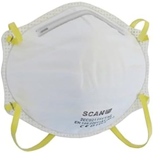 Scan SCAPPEP1M FFP1 Moulded Disposable Dust Masks Pack of 3