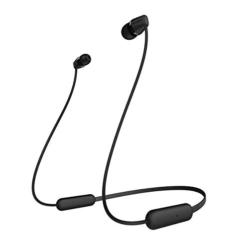 ヘッドホン SONY WI-C200(B) Sony WI-C200 Wireless Neckband In-Ear Earphones Black