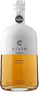 VIVIR Tequila Reposado - Award-winning Tequila Made With 100% Blue Weber Agave, Rested 6 Months In Bourbon Barrels, Earthy Agave On The Nose & Slight Vanilla Sweetness To Taste, 70cl, 40% ABV