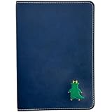 干支刺繍 診察券 ケース｜お薬手帳・母子・マイナンバー・保険証・年金証書も収納可｜可愛い 多機能ポーチ （ネイビー/ローズ） (ネイビー たつ)