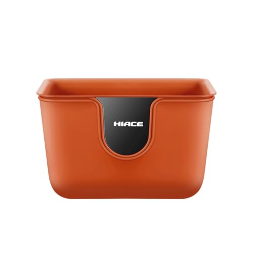 MAIFANGQI車用ゴミ箱,多機能収納ボックス,車用収納ポーチ,小物収納,ハイエース Hiace に適し車載ゴミ箱,厳選ABS素材,日常雑貨収納, 大容量 ,上下2段仕切り ,簡単取り付け, 耐熱 ,傷つきにくい・耐摩耗,乾湿両用,掃除しやすい,1個、ブ