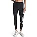 DKNY Women's Performance Legging,Black/Silver,Small