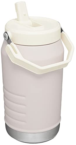 Stanley IceFlow Flip Straw Jug with Handle 64 oz| Twist On Lid and Flip Up Straw | Leak Resistant for Travel and Sports | Insulated Stainless Steel | BPA-Free | Rose Quartz3