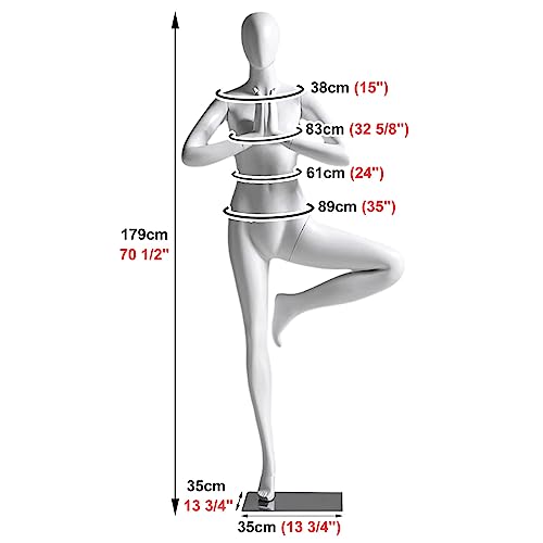 Mannequin de couture buste complet pour valoriser les vêtements de sport