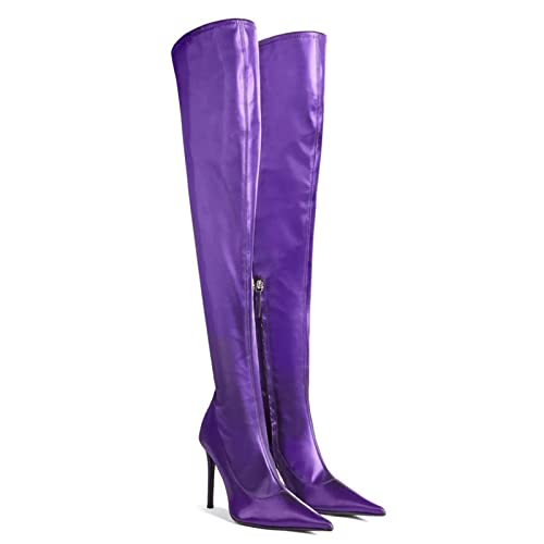 Bottes de mode pour femmes à talon aiguille 12cm élégantes pour club