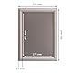 DISPLAY SALES Klapprahmen DIN A3 | 10 Stück | 25 mm Profil | Plakatrahmen in silber | Posterrahmen, Bilderrahmen aufklappbar im Sparpack | Wechselrahmen Budget