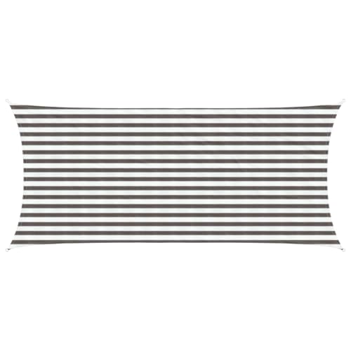 Voile d'ombrage haute densité avec fixations inox et protection anti-UV