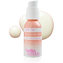 Hello Sunday The Everyday One Face Moisturiser 50ml | SPF 50 Hydrating Daily Cream | Winter Skincare Protection & Gifting Idea