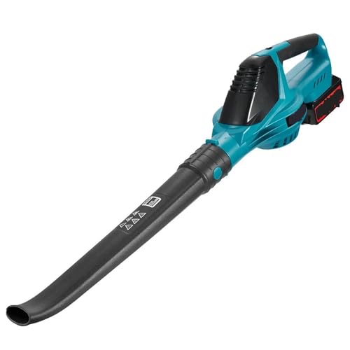 HPHPH Brushless Electric Air Blower Cordless Leaf Blower Fallen Leaves Snow Dust Cleaning Tool Strong Wind