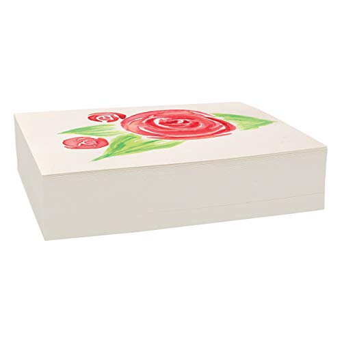 UCreate Pacote de papel para aquarela, 40 kg, 15 x 23 cm, branco 200 folhas