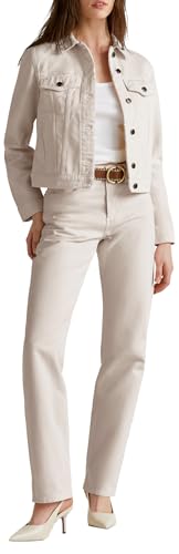 United Colors of Benetton Giubbino 2RZVDN00N Giacca, Bianco, M Donna