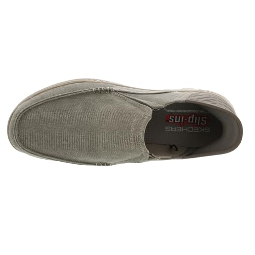 Image of Skechers Men's USA Expected - Cayson Moc Toe Canvas Slip-Ins