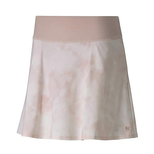 Jupe de golf femme PUMA Pwrshape Tie Dye 40cm skort rose