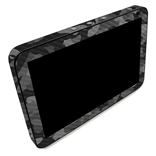 Image of MightySkins Carbon Fiber Skin Compatible with Amazon Echo Show 8 (Gen 2) - Black Camo | Protective, Durable Textured Carbon Fiber Finish | Easy to Apply | Made in The USA