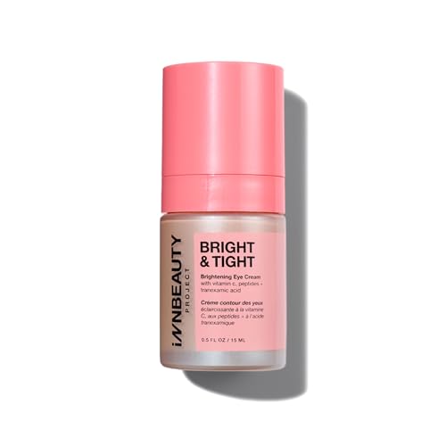 Bright & Tight Eye Cream with Vitamin C & Peptides for Dark Circles & Firming, 0.5 OZ (15ml)