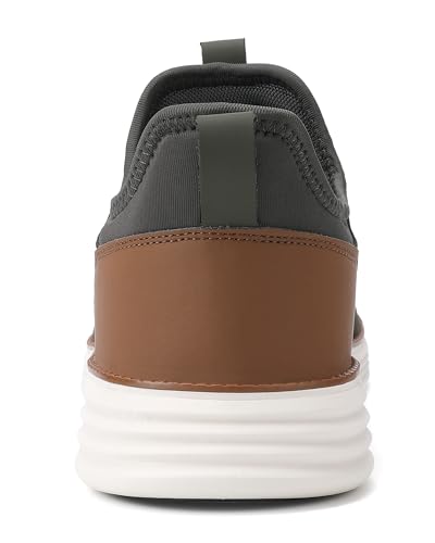 Image of VILOCY Mens Slip On Casual Dress Shoes Hands Free Fashion Sneakers Mesh Tennis Walking Work Shoes Comfortable Breathable Lightweight Non Slip