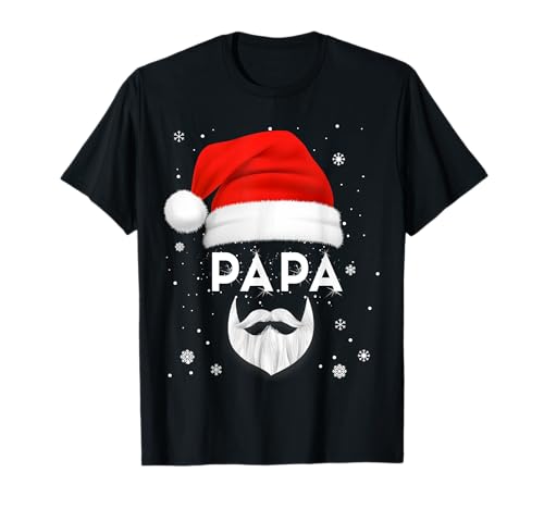Pyjama père pour noël, Papa Pyjama Homme Cadeau de noël Père T-Shirt