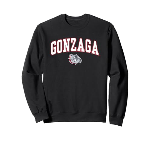 Gonzaga Bulldogs Arch Over Logo Officially Licensed Sweatshirt