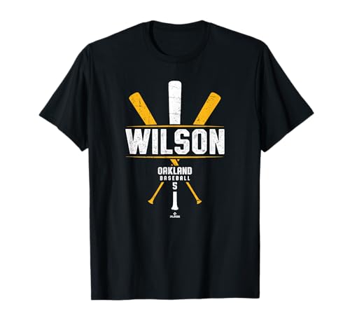 Vintage Baseball Bat Gameday Jacob Wilson Oakland Baseball T-Shirt