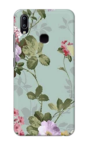 Image of Printed Hard Back Cover Case for Vivo Y91 | Vivo Y93 | Vivo Y95 Back Cover (Floral Painting) -1302