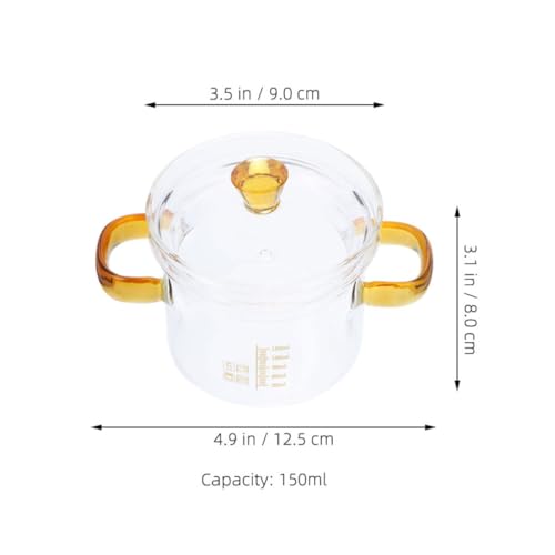 Pot à ragoût en verre transparent pour portion individuelle et cuisson douce - 3