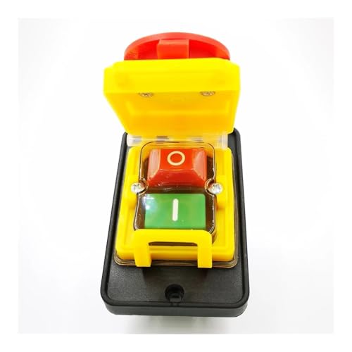 CK5-11 AC250V 6-Pin Start Stop No Volt Release Push Button Switch Common to woodshop and Metalwork Machines