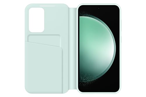 Image of Samsung Galaxy S23 FE S-View Wallet Phone Case, Protective Cover with Card Holder Slot, Finger Tap Display Window, US Version, EF-ZS711CMEGUS, Mint