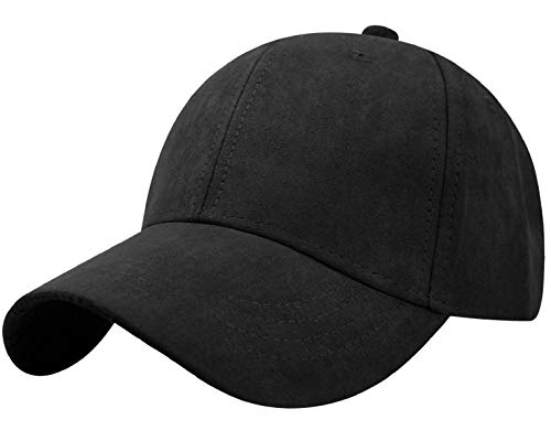 CMTOP Gorra de béisbol Hombre Mujer Deportes Unisex Adjustable de Verano al Aire Libre Cap clásico Motocicleta Sombrero(Negro,Talla única)