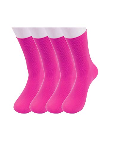 Image of uxcell Women Elastic Selvedge Cuffs Sheer Nylon Crew Socks 2 Pairs