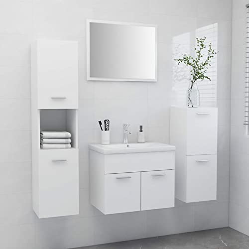 🛒【Mobile Bagno】Le linee pulite e il design elegante si fondono perfettamente nel vostro bagno.