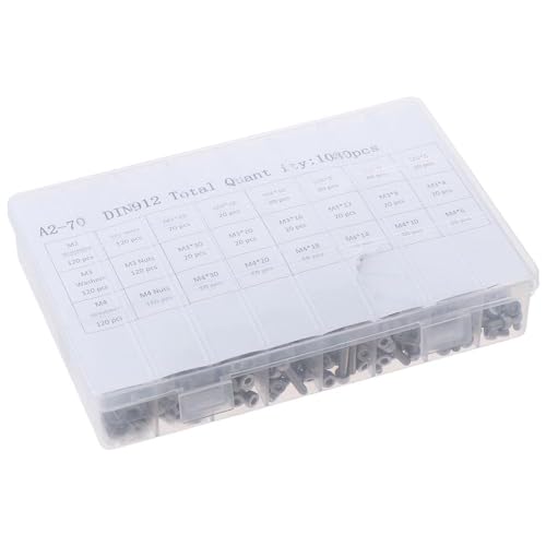 Vis métriques M2 M3 M4 en acier inoxydable pour tous vos assemblages durables (1080 pièces) - 6