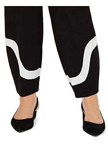 Alfani Plus Size Colorblock Hem Ankle Pants3
