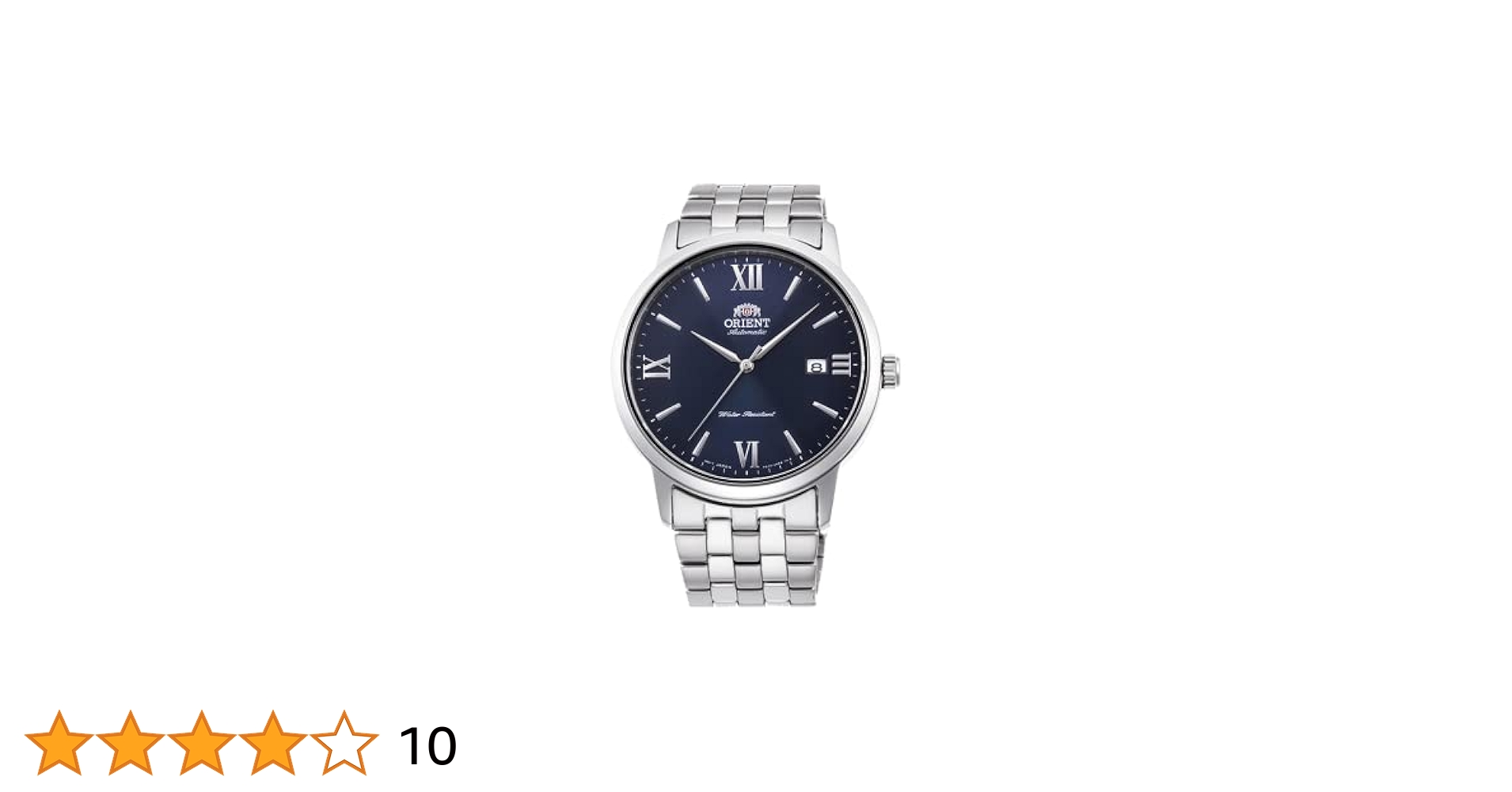 ORIENT 自動巻き 時計 シルバー 外箱/美品】ORIENT 自動巻 ダイバー 100M メンズ 腕時計