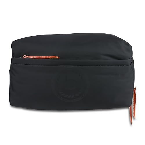 Bugatti Lido Kulturbeutel mit RFID Fach, Kulturtasche Frauen, Waschtasche Waschbeutel Toilettentasche, Schwarz