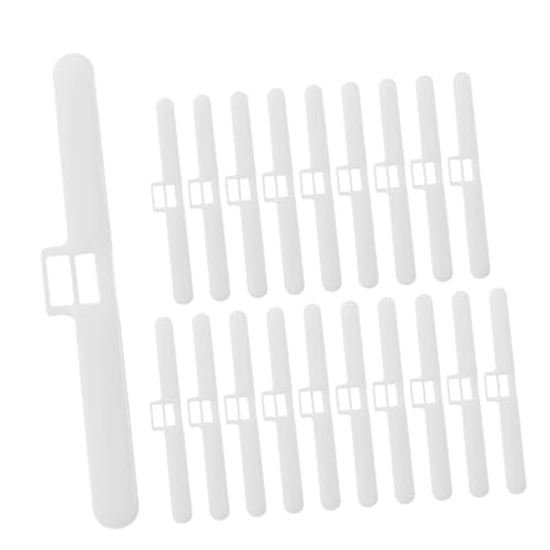 BESPORTBLE 20pcs Vertical Blind Hangers for Curtains Easy to Install Replacement Slats for Window Blinds and Lightweight for Home Use