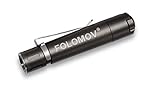 FOLOMOV EDC C1 Super Brightness Intelligent Mini EDC Flashlight,400 Lumens,Nature White 5000K,High CRI>80,with USB Rechargeable Li-ion Battery