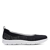  Clarks Step Allenasea, Sandalia con Pulsera Mujer, Negro (Black Textile), 41.5 EU