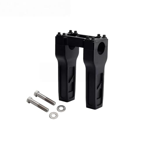 Pince Montage Barre Poignée Moto Custom Riser Guidon Rehausse Dyna Softail Street Bob