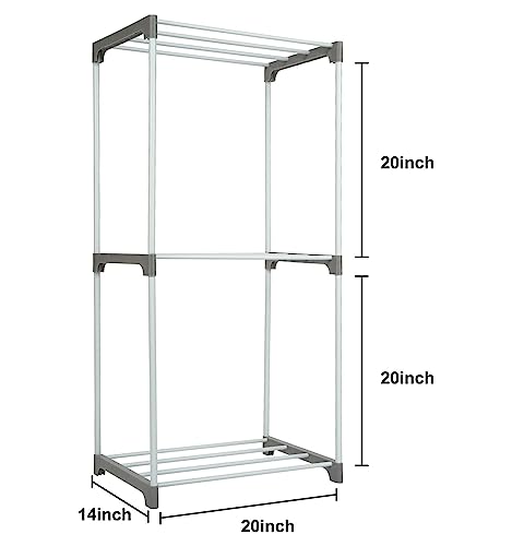 HOUSE-AGAIN-Clothes-Drying-Rack-Small-Drying-Rack-Clothing-3-Tier-Laundry-Cloth-Dyer-Racks-Freestand-Dryer-Rack-for-Bathroom-Apartment-and-Laundry-Room HOUSE AGAIN Clothes Drying Rack Small Drying Rack Clothing 3 Tier Laundry Cloth Dyer Racks Freestand Dryer Rack for Bathroom Apartment and Laundry Room